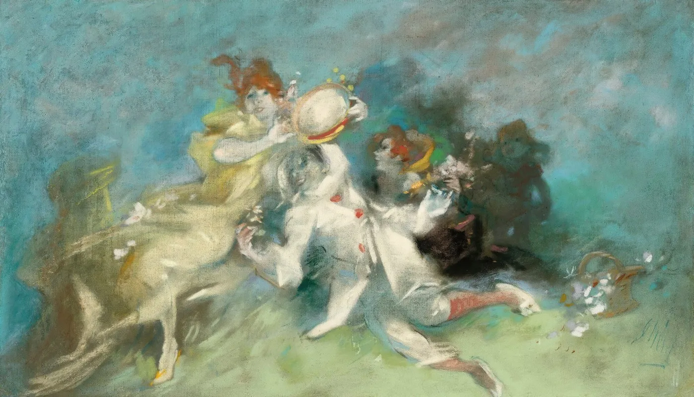 Pierrot And Columbine