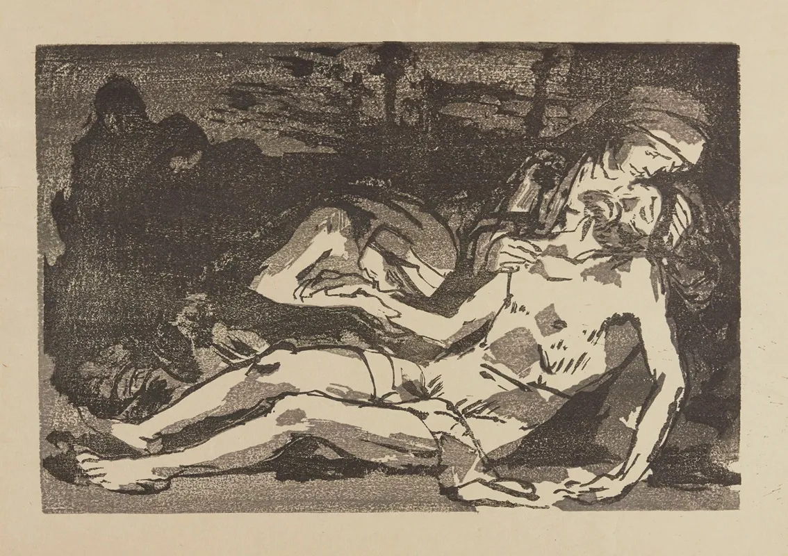 Pieta 59 by Jules Chadel - Canvas Print