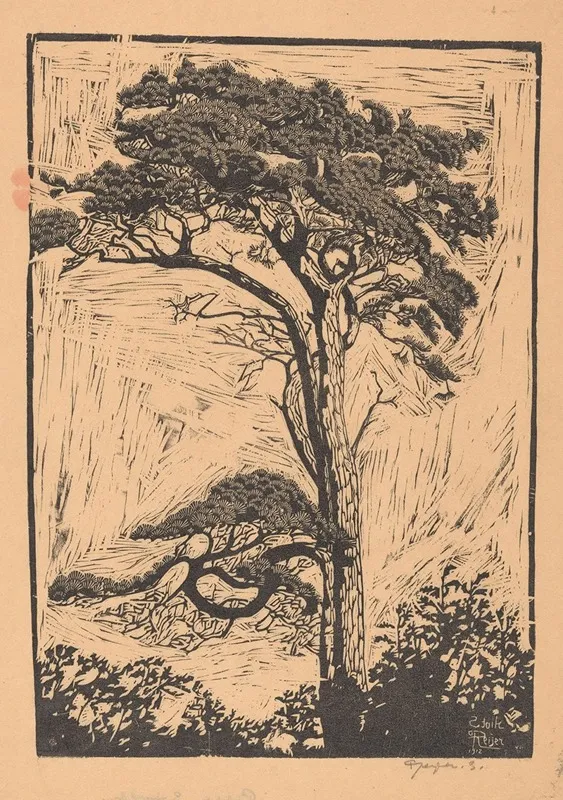 Pijnboom by Reijer Stolk - Canvas Print