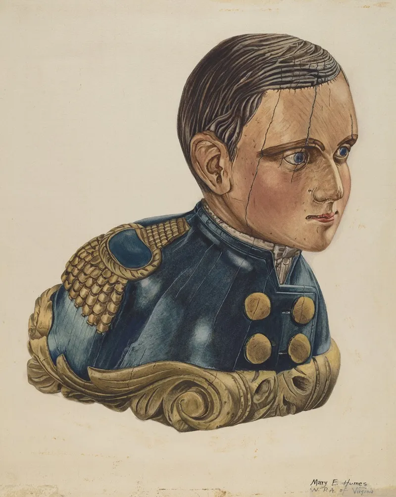 Pilot House Ornament by Mary E. Humes - Canvas Print