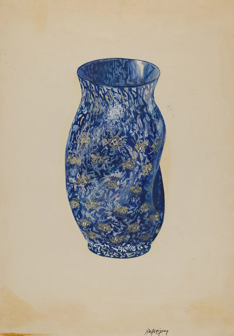 Pinch Vase by Ralph Atkinson - Canvas Print