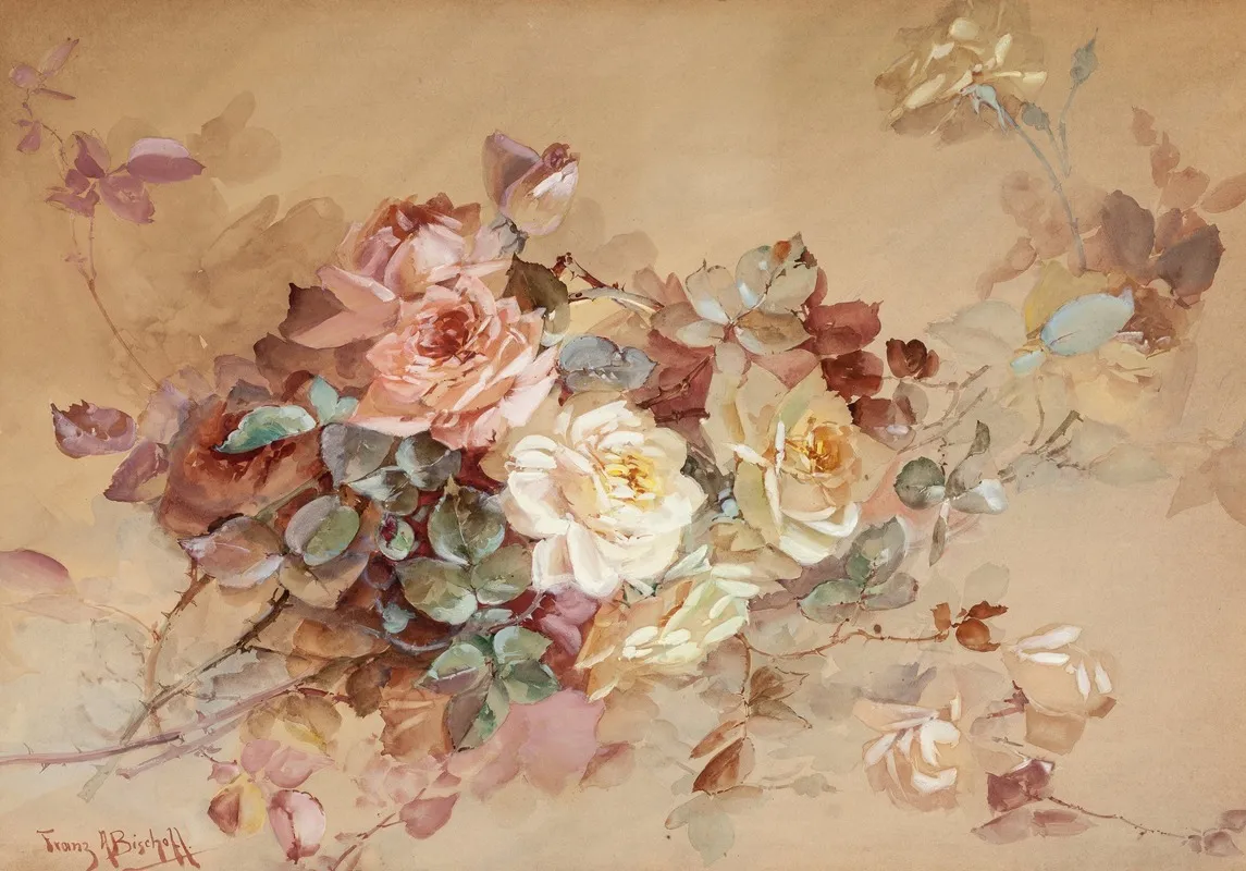 Pink And Yellow Roses