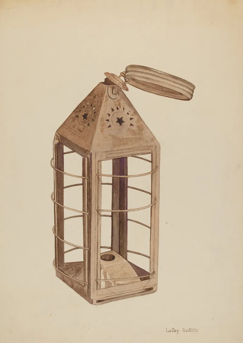Pioneer Lantern by LeRoy Griffith - Canvas Print