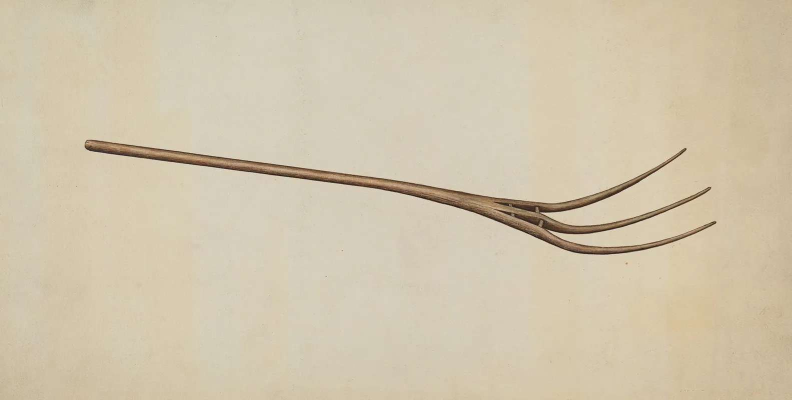 Pitch Fork by Earl Butlin - Canvas Print
