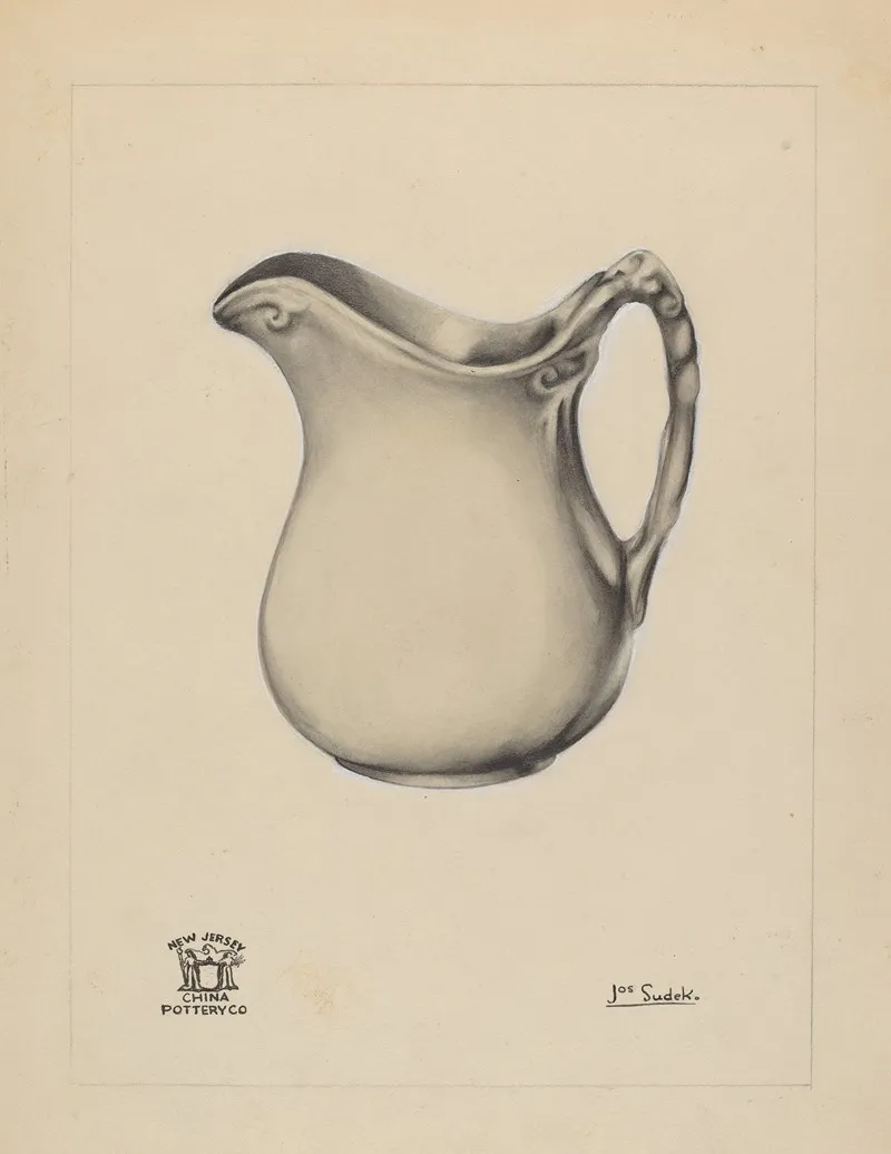 Pitcher 120 by Joseph Sudek - Canvas Print