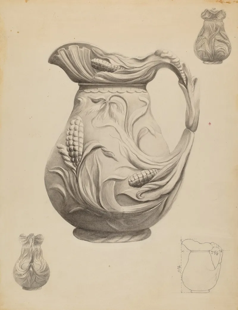 Pitcher 123 by Louis Annino - Canvas Print