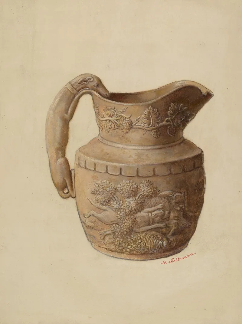 Pitcher 130 by Max Soltmann - Canvas Print