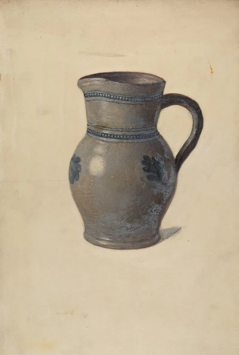 Pitcher 131 by Max Soltmann - Canvas Print