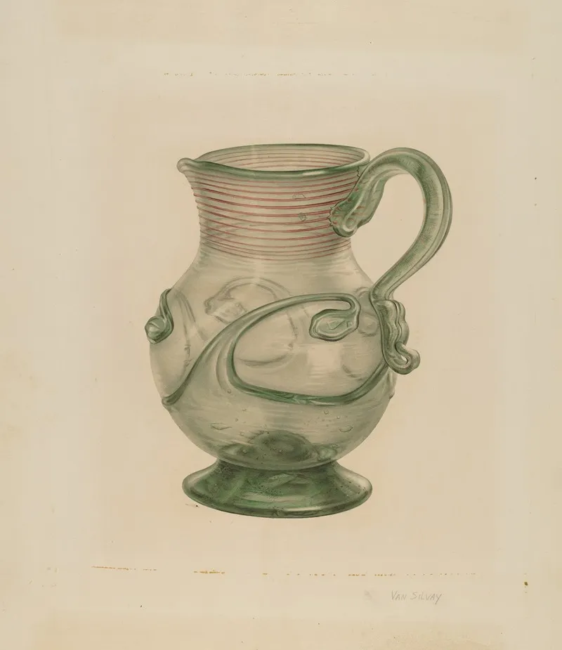 Pitcher 159 by Van Silvay - Canvas Print