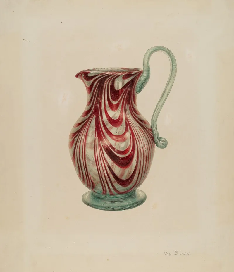Pitcher 160 by Van Silvay - Canvas Print
