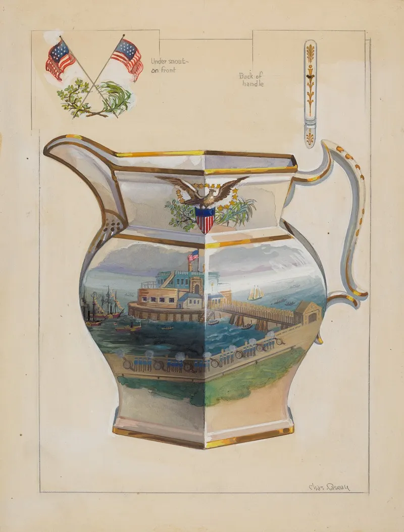 Pitcher 26 by Charles Caseau - Canvas Print