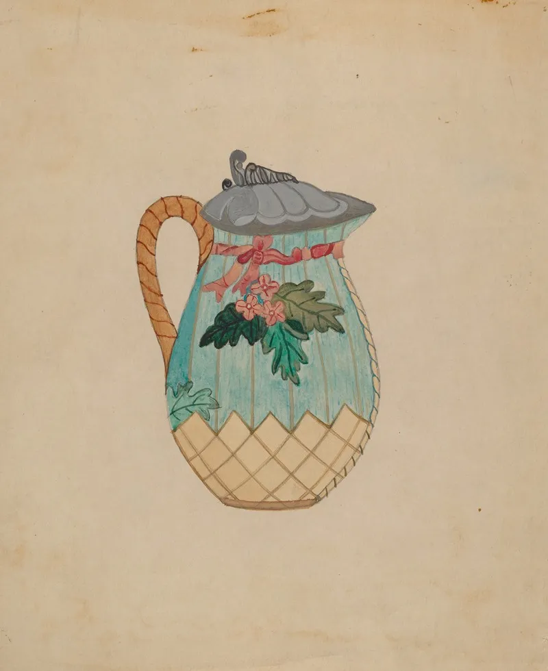 Pitcher 61 by Genevieve Sherlock - Canvas Print
