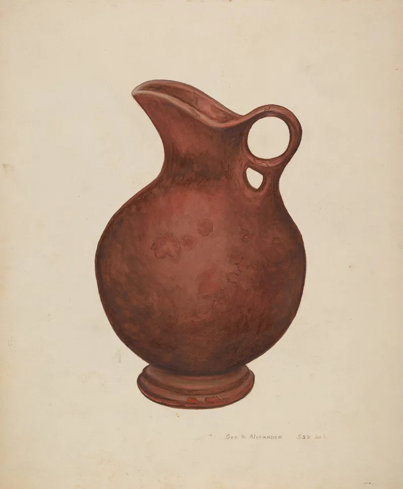 Pitcher 62 by George H. Alexander - Canvas Print