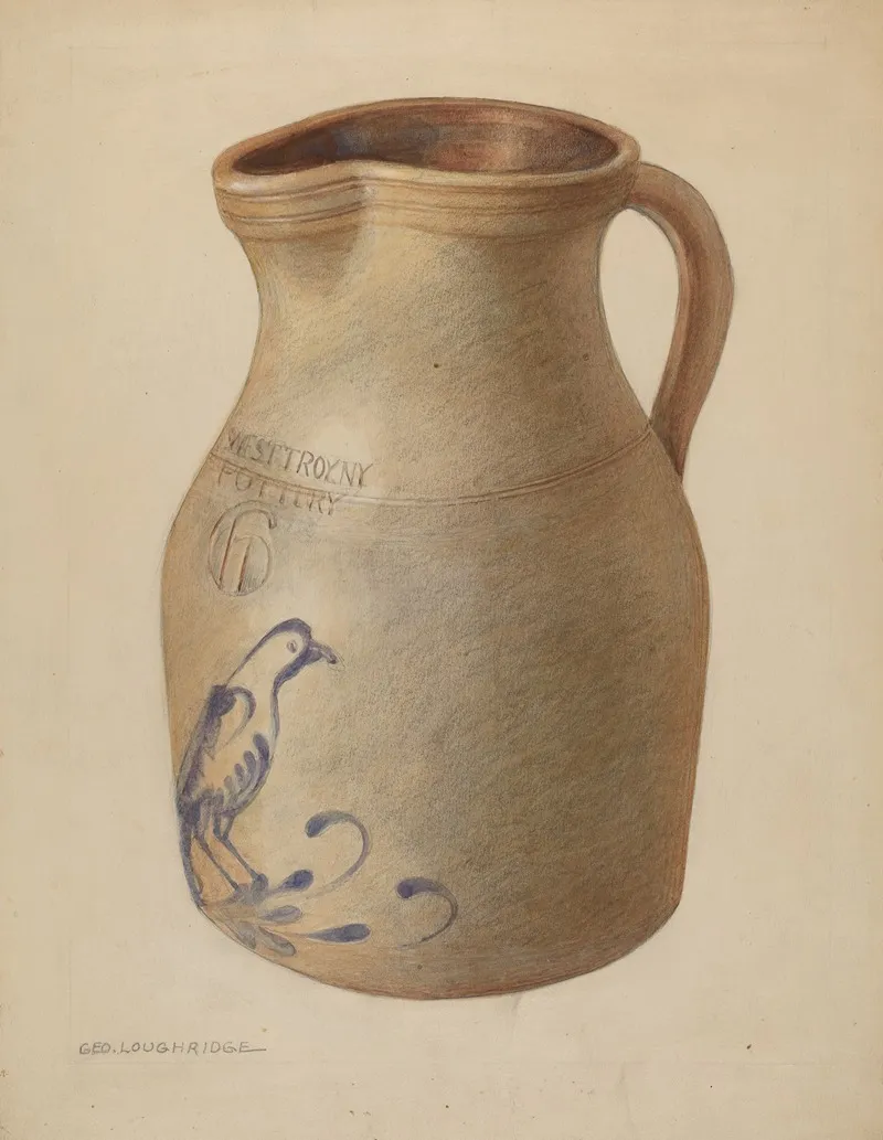 Pitcher 64 by George Loughridge - Canvas Print