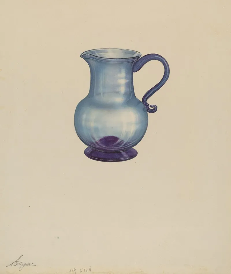 Pitcher 69 by Giacinto Capelli - Canvas Print