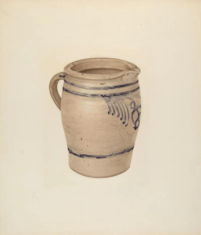 Pitcher 82 by Isadore Goldberg - Canvas Print