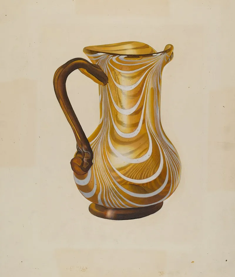 Pitcher 83 by Isidore Steinberg - Canvas Print