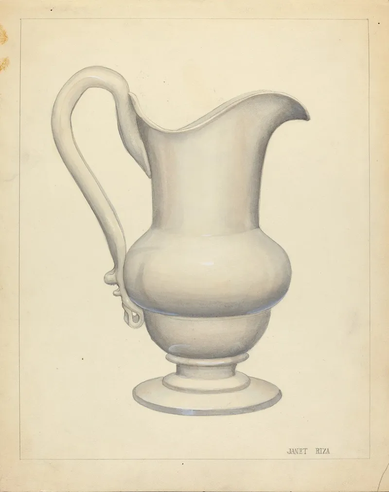 Pitcher 92 by Janet Riza - Canvas Print