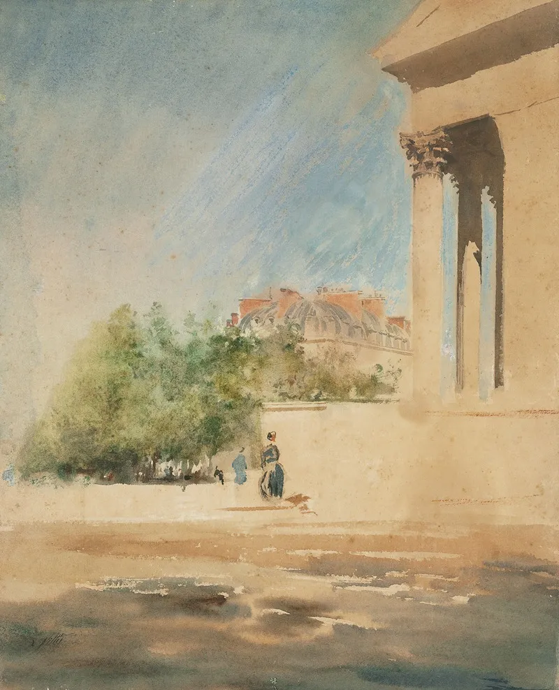 Place De La Madeleine 3 by Giuseppe De Nittis - Canvas Print