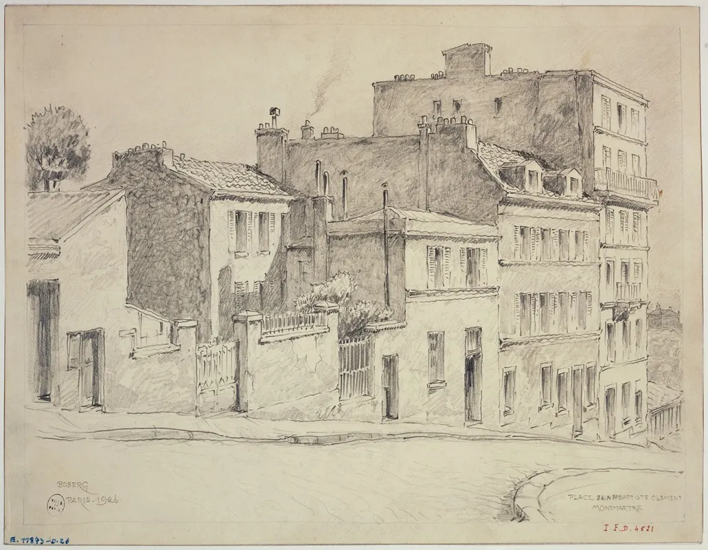 Place Jean Baptiste Clement A Montmartre