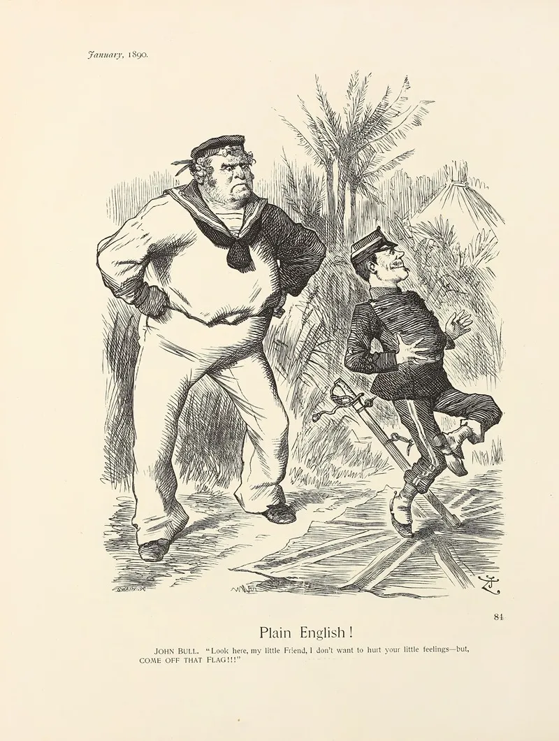 Plain English by Sir John Tenniel - Canvas Print