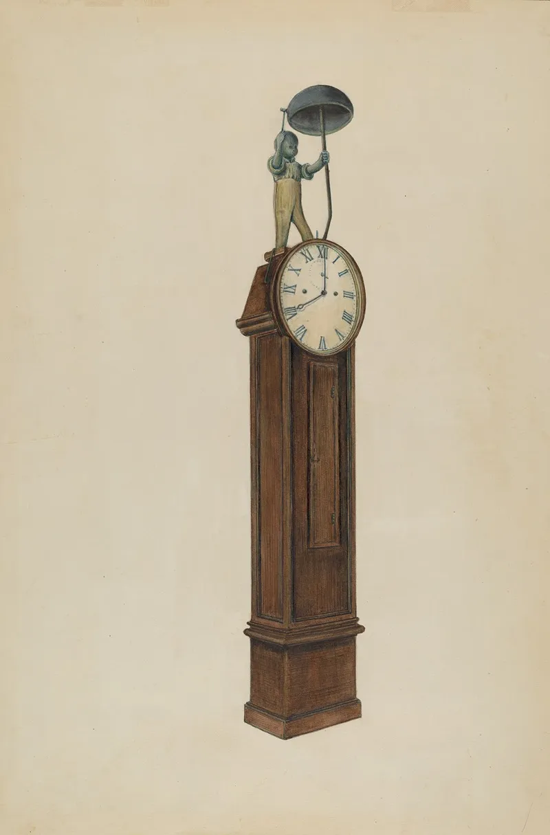 Plantation Clock by Al Curry - Canvas Print