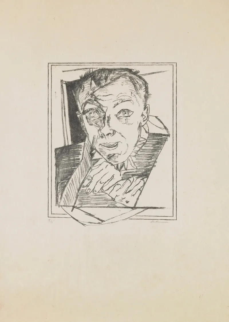 Plate 1 Self Portrait