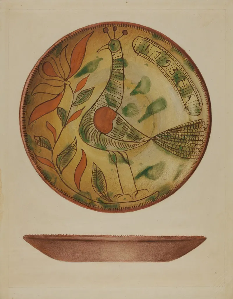 Plate 21 by Hedwig Emanuel - Canvas Print