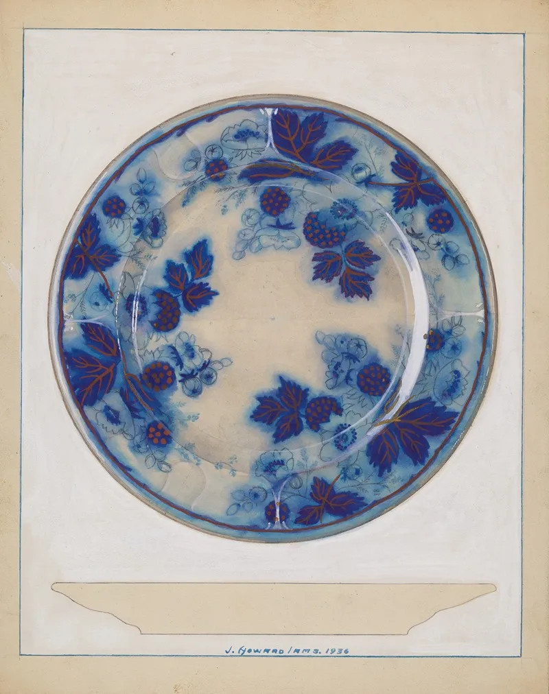 Plate 33 by J. Howard Iams - Canvas Print