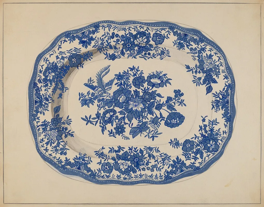 Plate 39 by Katherine Hastings - Canvas Print