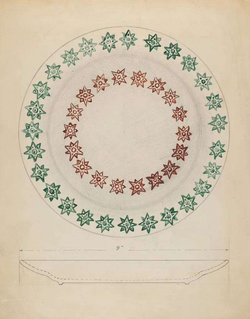 Plate 4 by Albert Eyth - Canvas Print