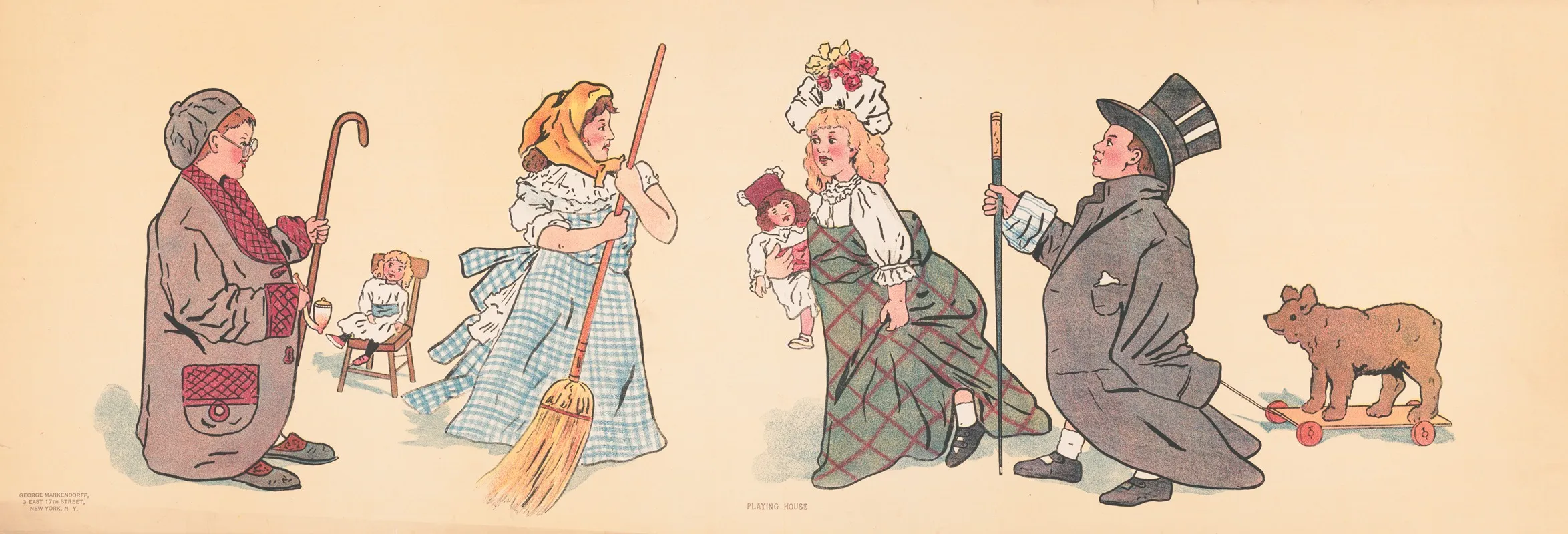 Playing House 2 by George Markendorff - Canvas Print