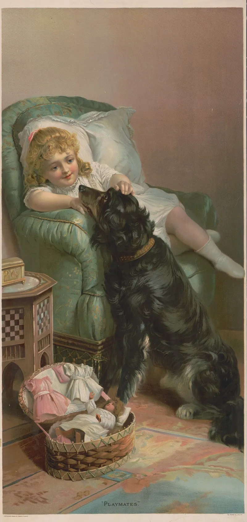 Playmates 3 by Knapp &amp; Co. - Canvas Print