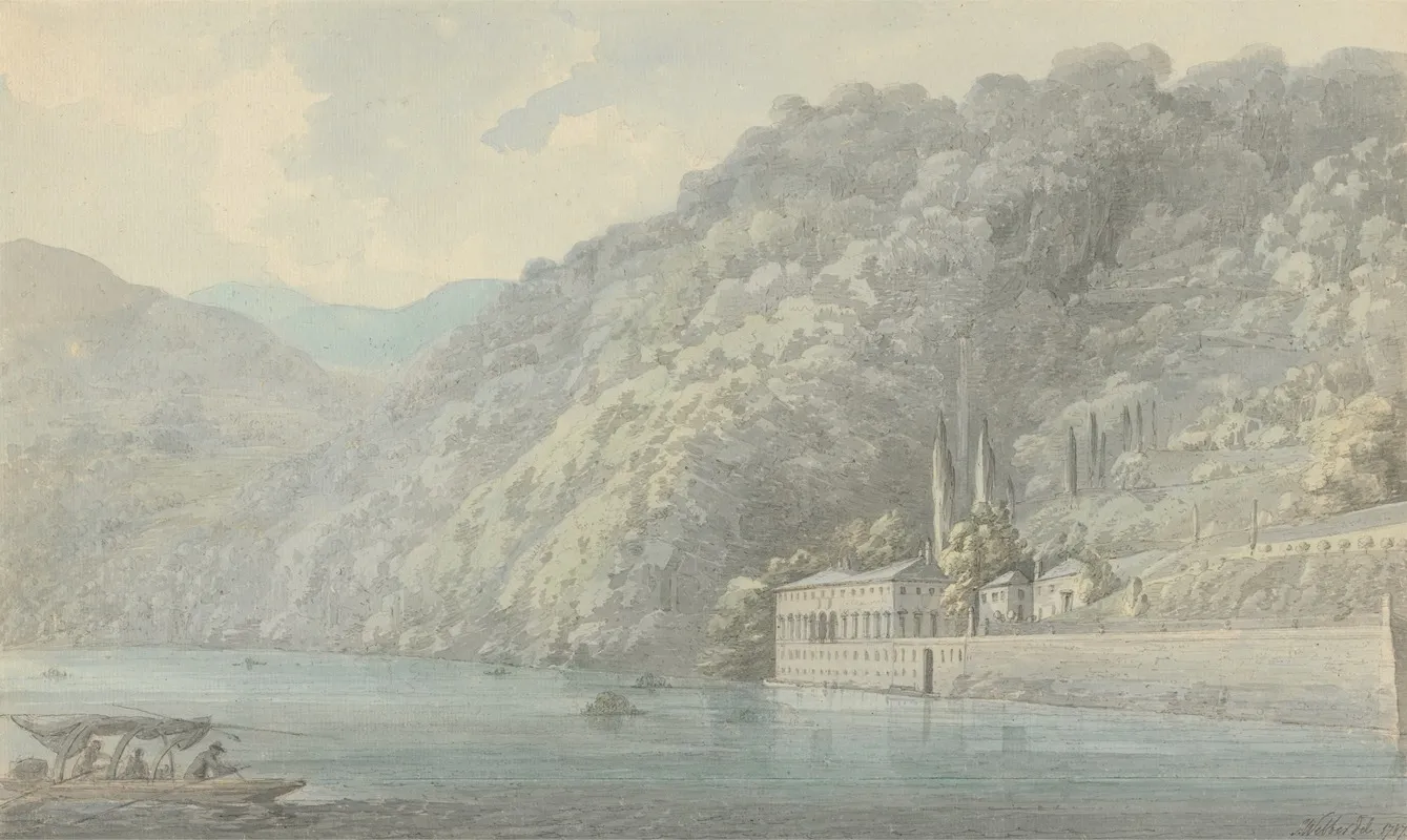 Plinys Villa Belonging To The Marquis Canarizi Near Como