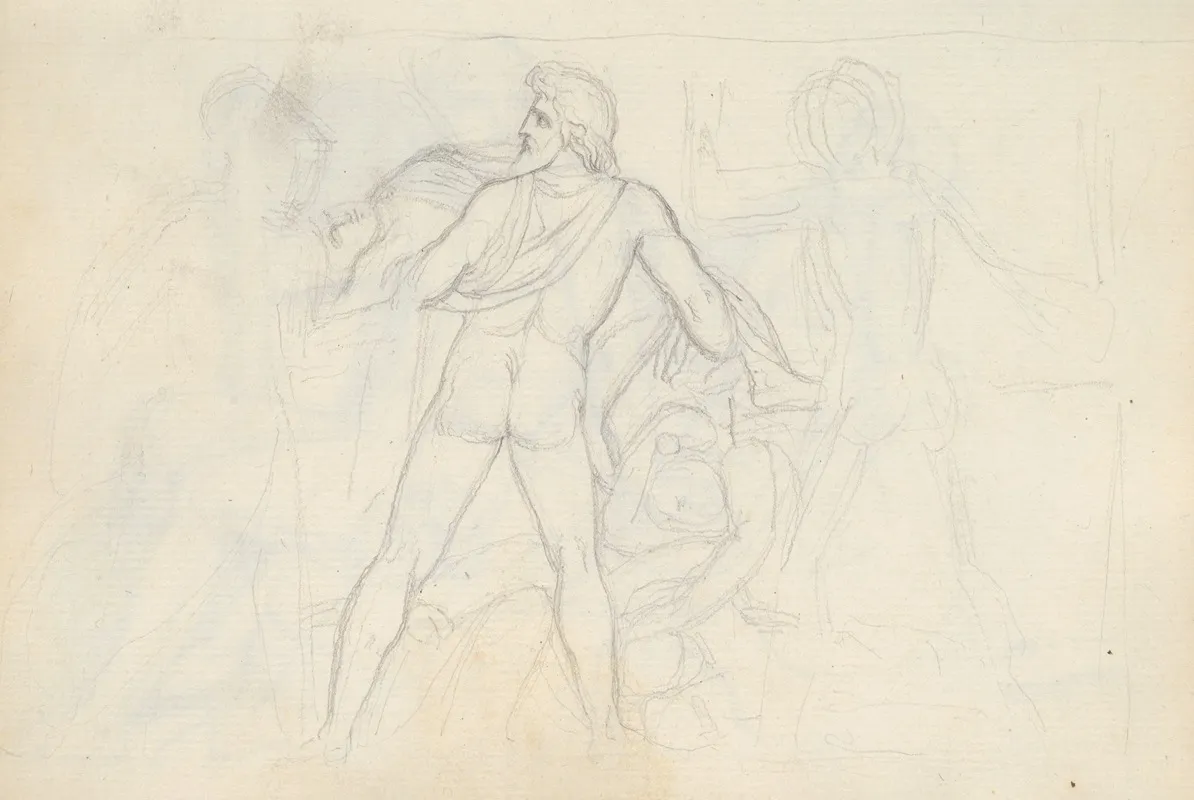 Pluto Carrying Proserpina From The Rape Of Proserpina Palazzo Mattei Paganica Rome