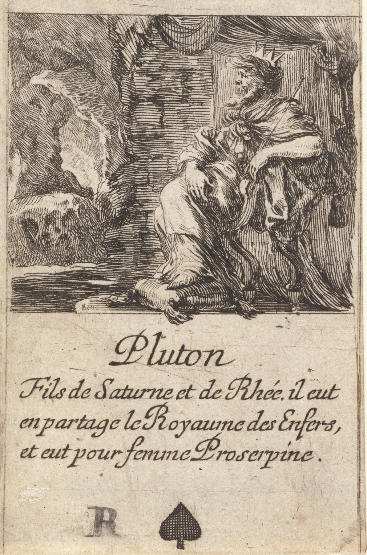 Pluton by Stefano Della Bella - Canvas Print