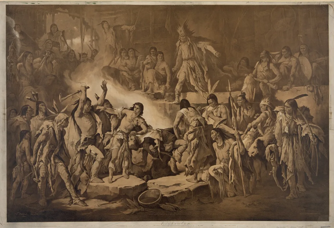 Pocahontas 2 by Victor Nehlig - Canvas Print