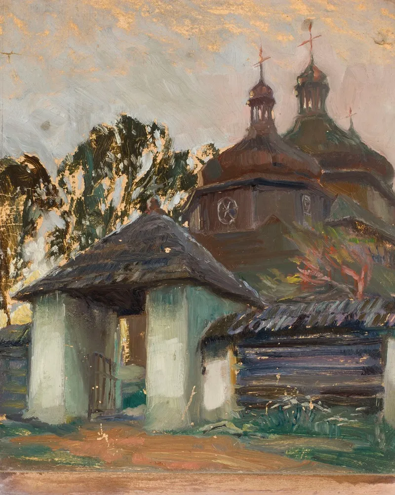 Pod Zachod Slonca by Jan Stanisławski - Canvas Print