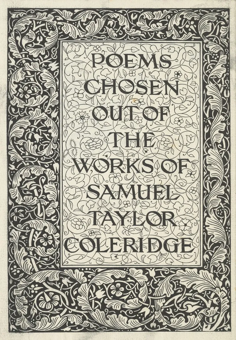 Poems Chosen Out Of The Works Of Samuel Taylor Coleridge Titlepage