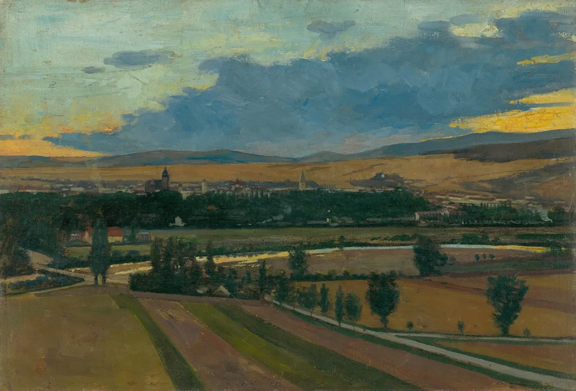 Pohlad Na Kosice 2 by Ákos Aranyossy - Canvas Print