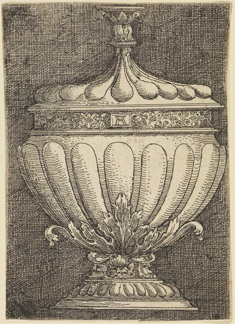 Pokal Mit Eiformigem Korper