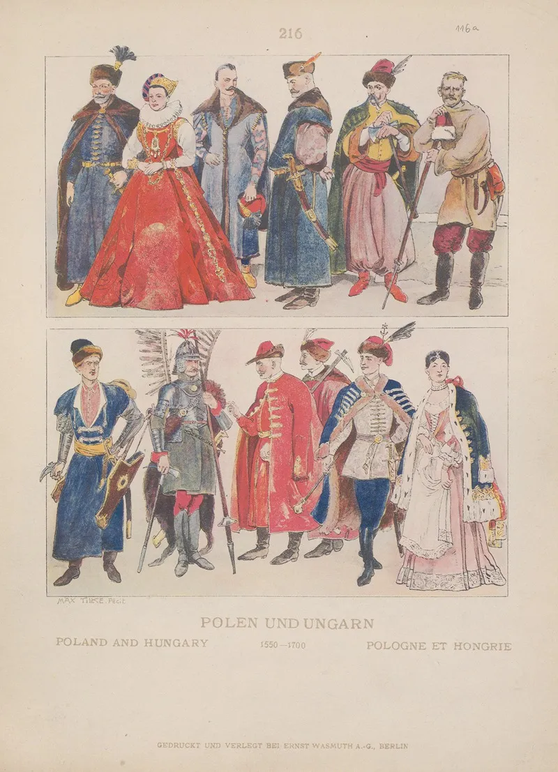 Poland And Hungary by Adolf Rosenberg - Canvas Print