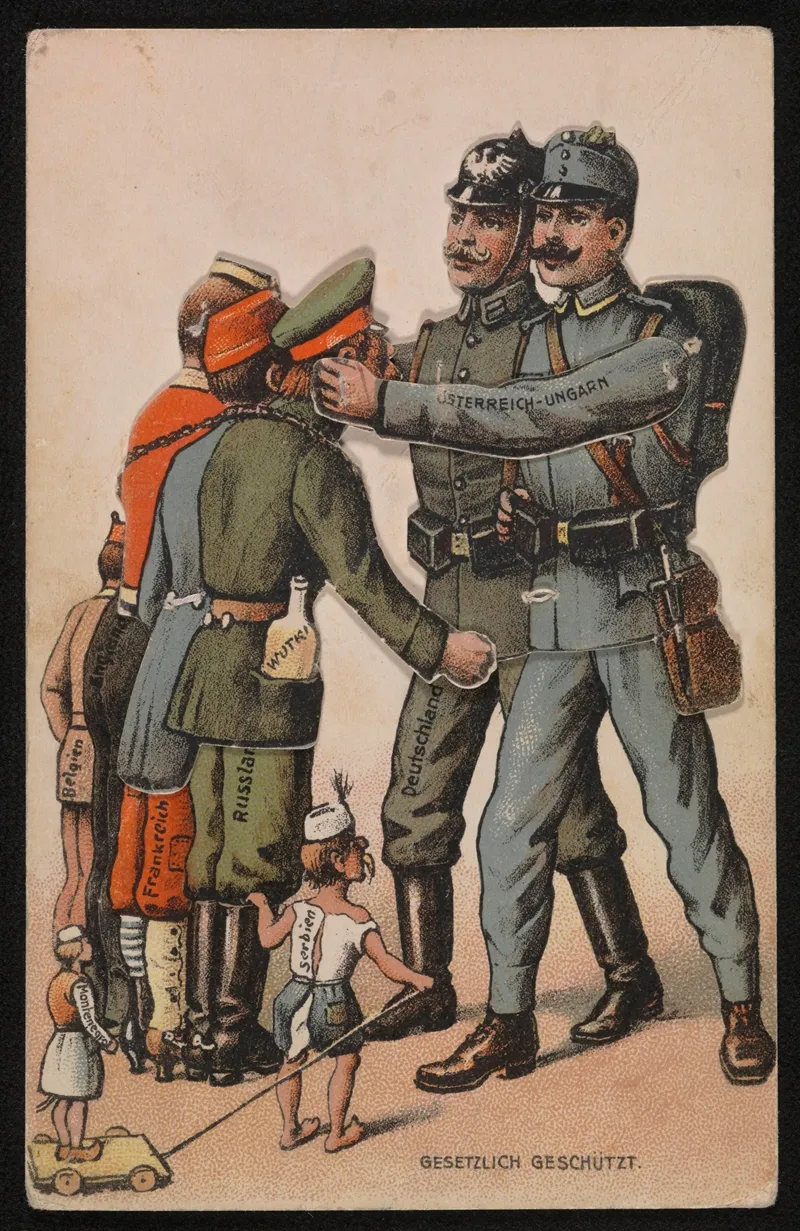 Political Cartoon World War I