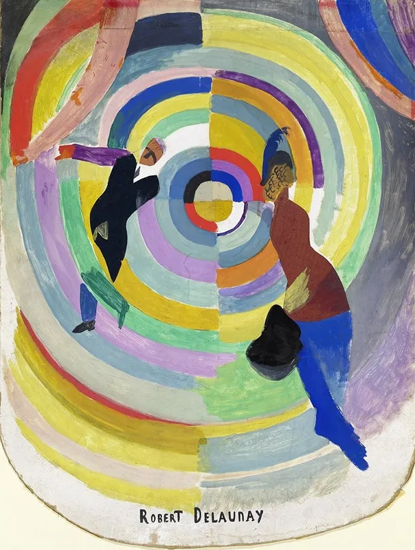 Political Drama by Robert Delaunay - Canvas Print