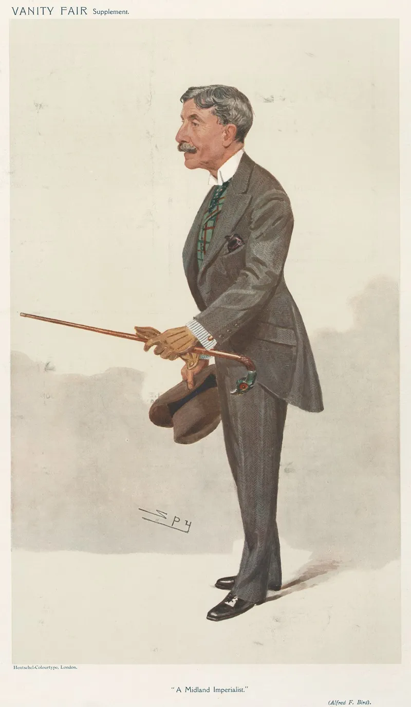 Politicians A Midland Imperialist Mr Alfred F Bird September 30 1908 by Leslie Matthew Ward - Canvas Print