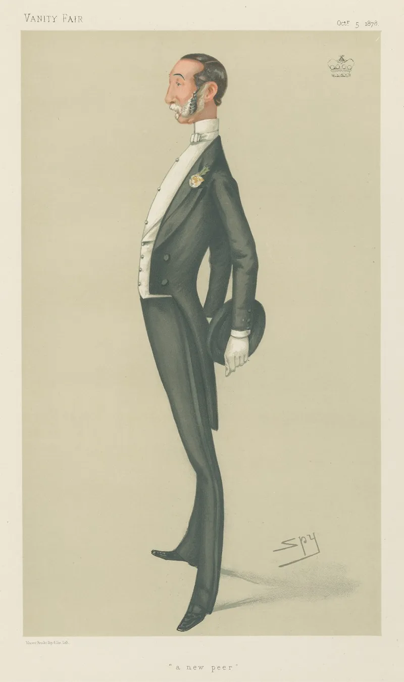 Politicians A New Peer Lord Gerard October 5 1878 by Leslie Matthew Ward - Canvas Print