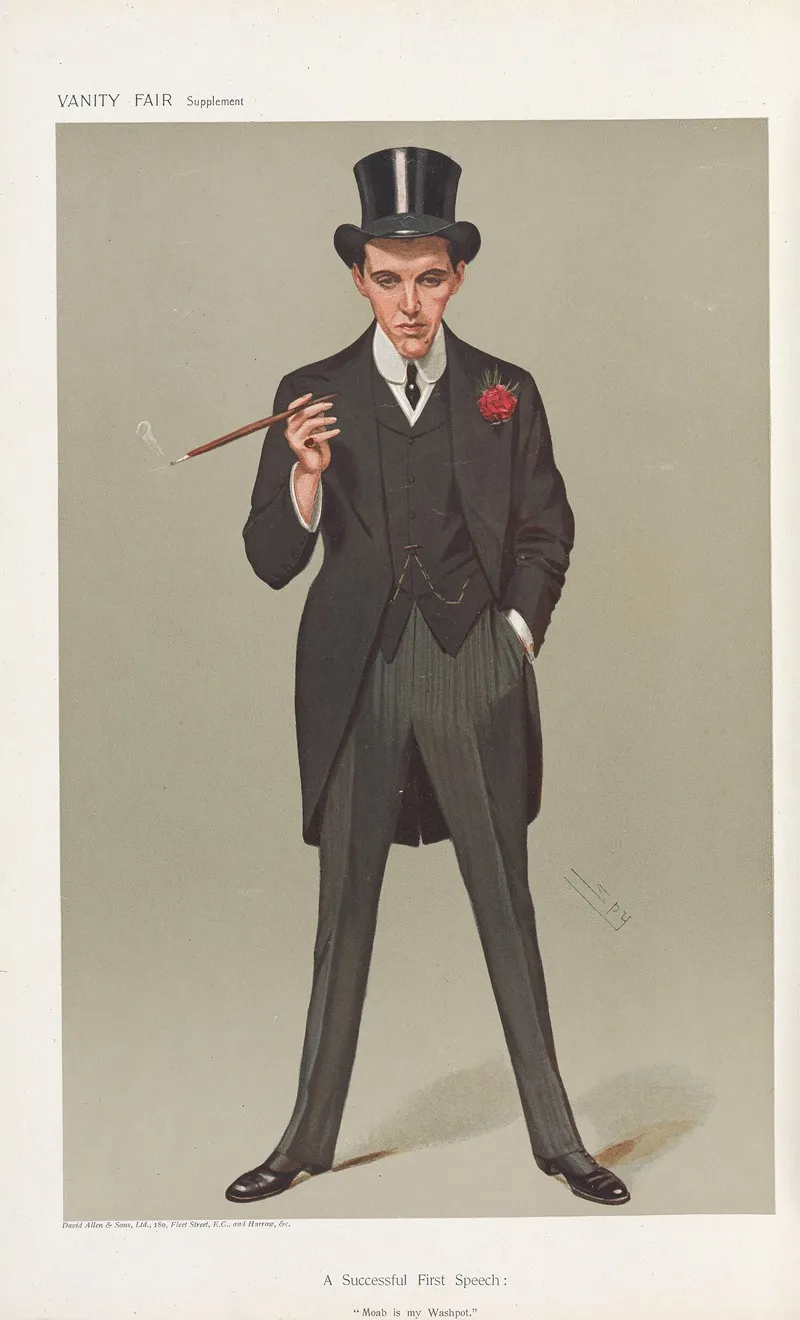 Politicians A Successful First Speech Moab Is My Washpot Mr F E Smith 16 January 1907