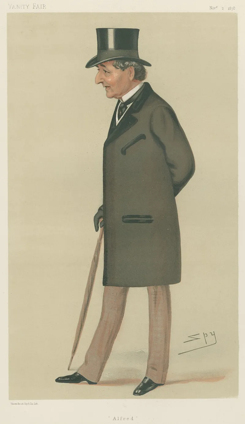 Politicians Alfred Mr Alfred Montgomery 2 November 1878 by Leslie Matthew Ward - Canvas Print