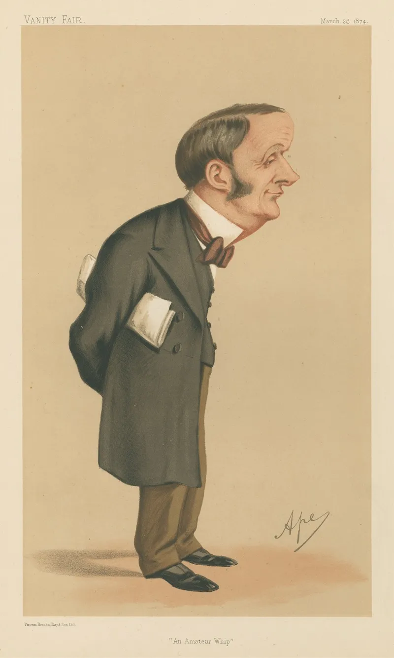 Politicians An Amateur Whip Sir Charles Forster March 28 1874 by Carlo Pellegrini - Canvas Print