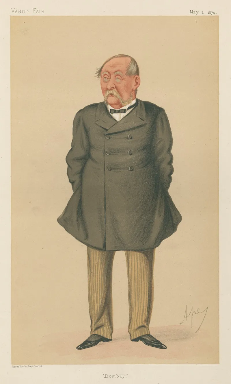 Politicians Bombay The Rt Hon Sir William Robert Seymour Vessey Fitzgerald May 2 1874 by Carlo Pellegrini - Canvas Print